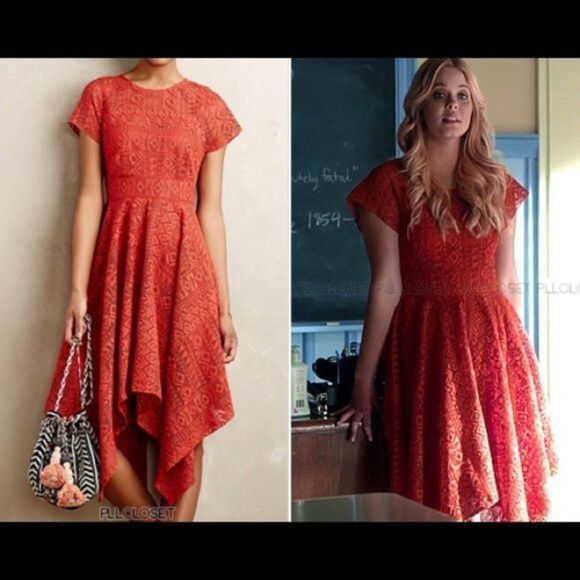 Anthropologie Maeve Prima Lace Handkerchief Dress - Picture 10 of 10